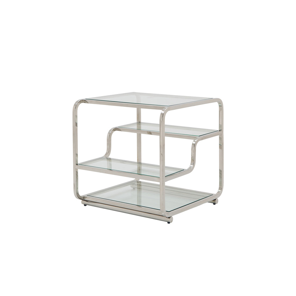 West Chrome Side Table