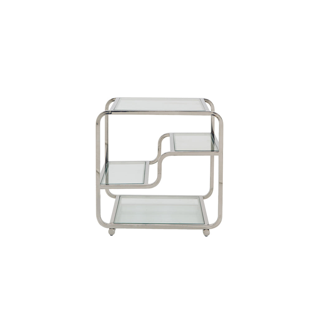 West Chrome Side Table