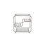 West Chrome Side Table