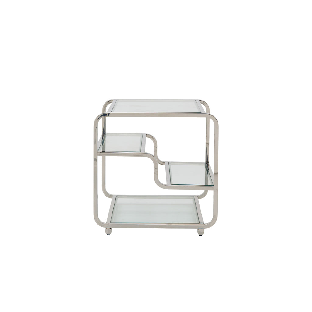West Chrome Side Table