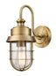 Wharf Antique Brass Exterior Wall Light