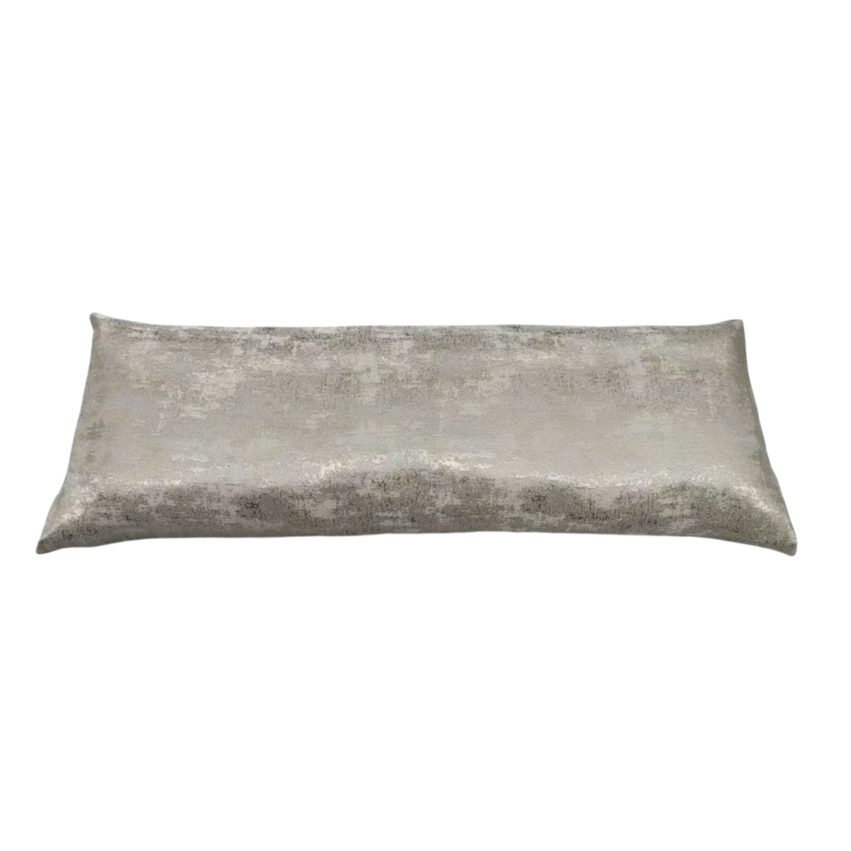 Tiana Cream & Gold Abstract Print Long Bolster Cushion - 90x35cm