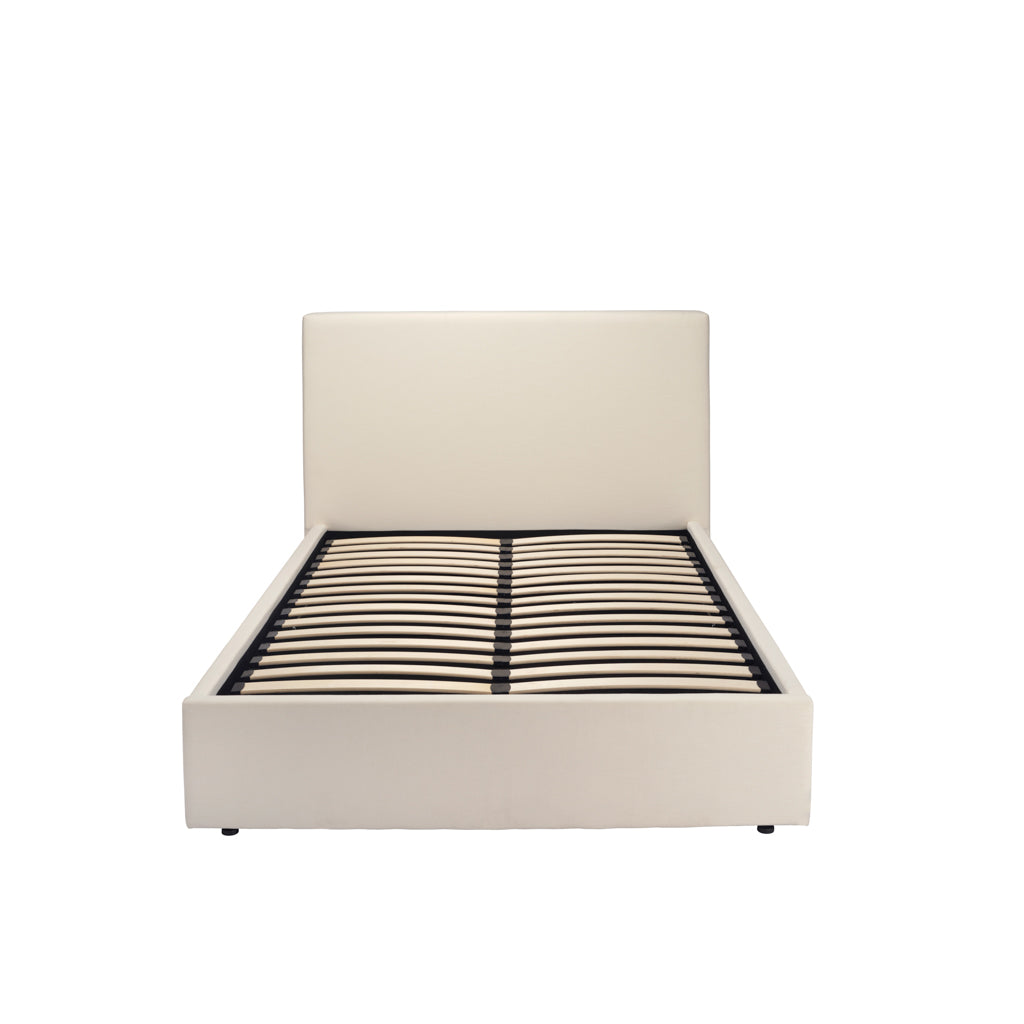 Wilder Antique White King Ottoman Bed