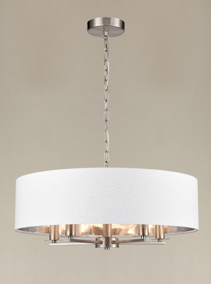 Windsor 5lt Pendant satin nickel