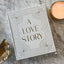 'A Love Story' Cream & Gold Luxury Wedding Photo Album