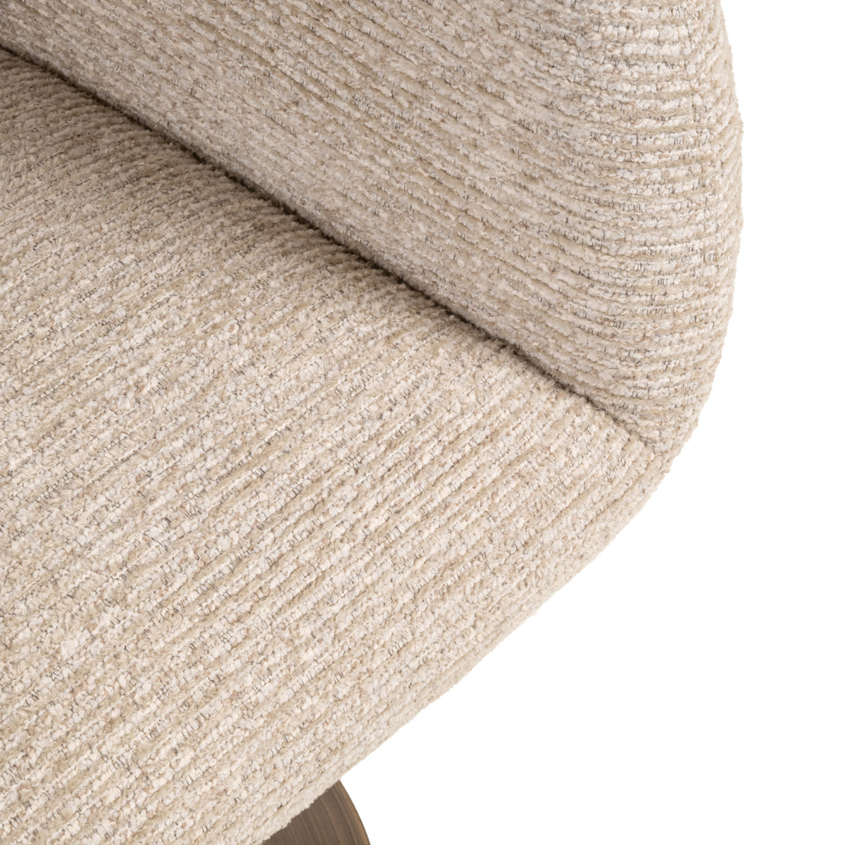 Dining chair Aldo natural linear swivel