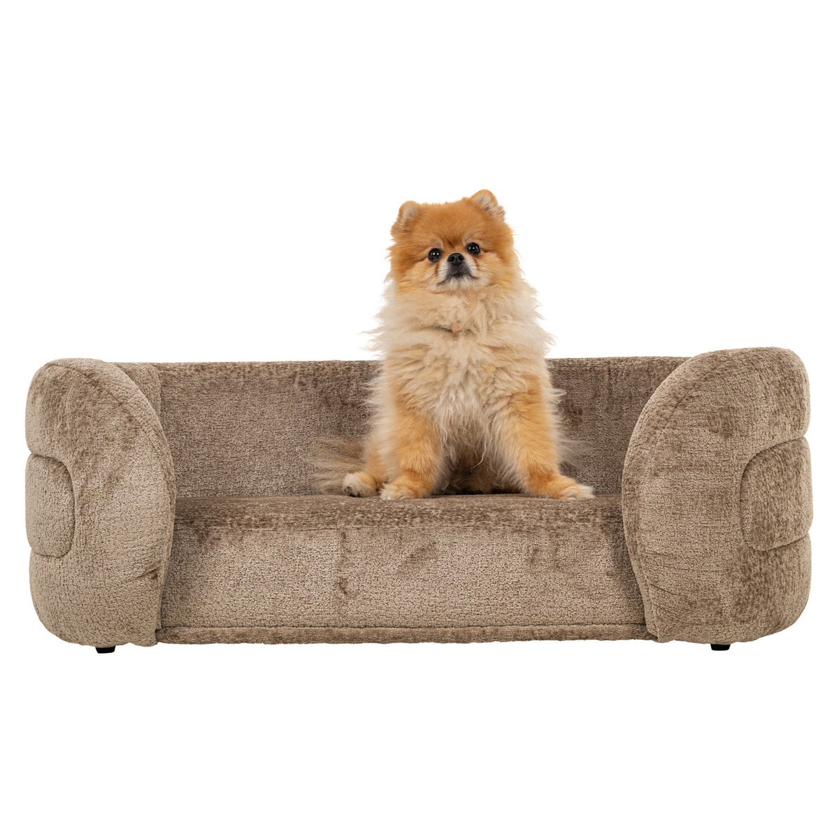 Pet bed Bingo taupe chenille