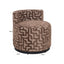 Lounge chair Franny brown labyrinth