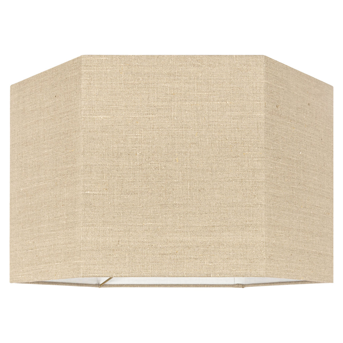 Lampshade Sally sand hexagonal medium