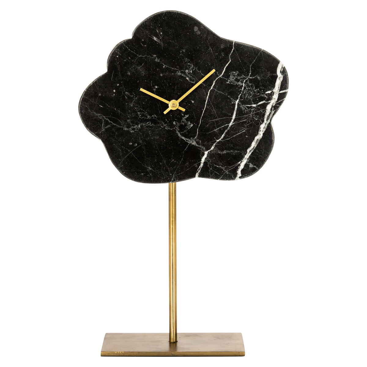 Clock Bram black/gold