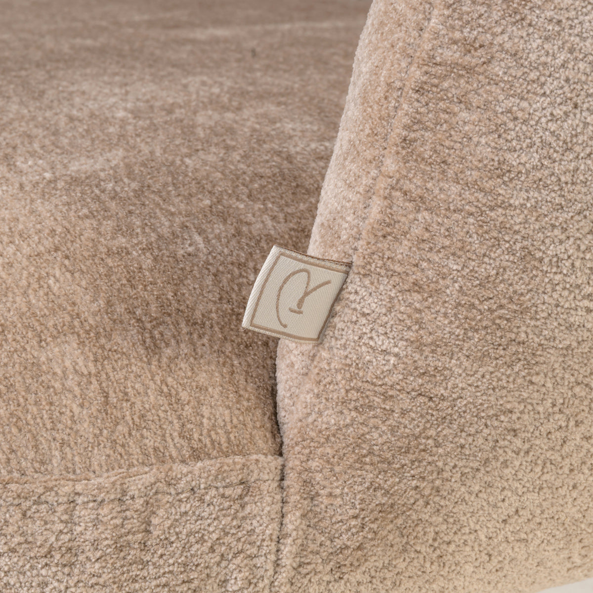 Dining chair Cassi sand soft swivel