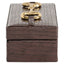 Storage box Rex dark brown small