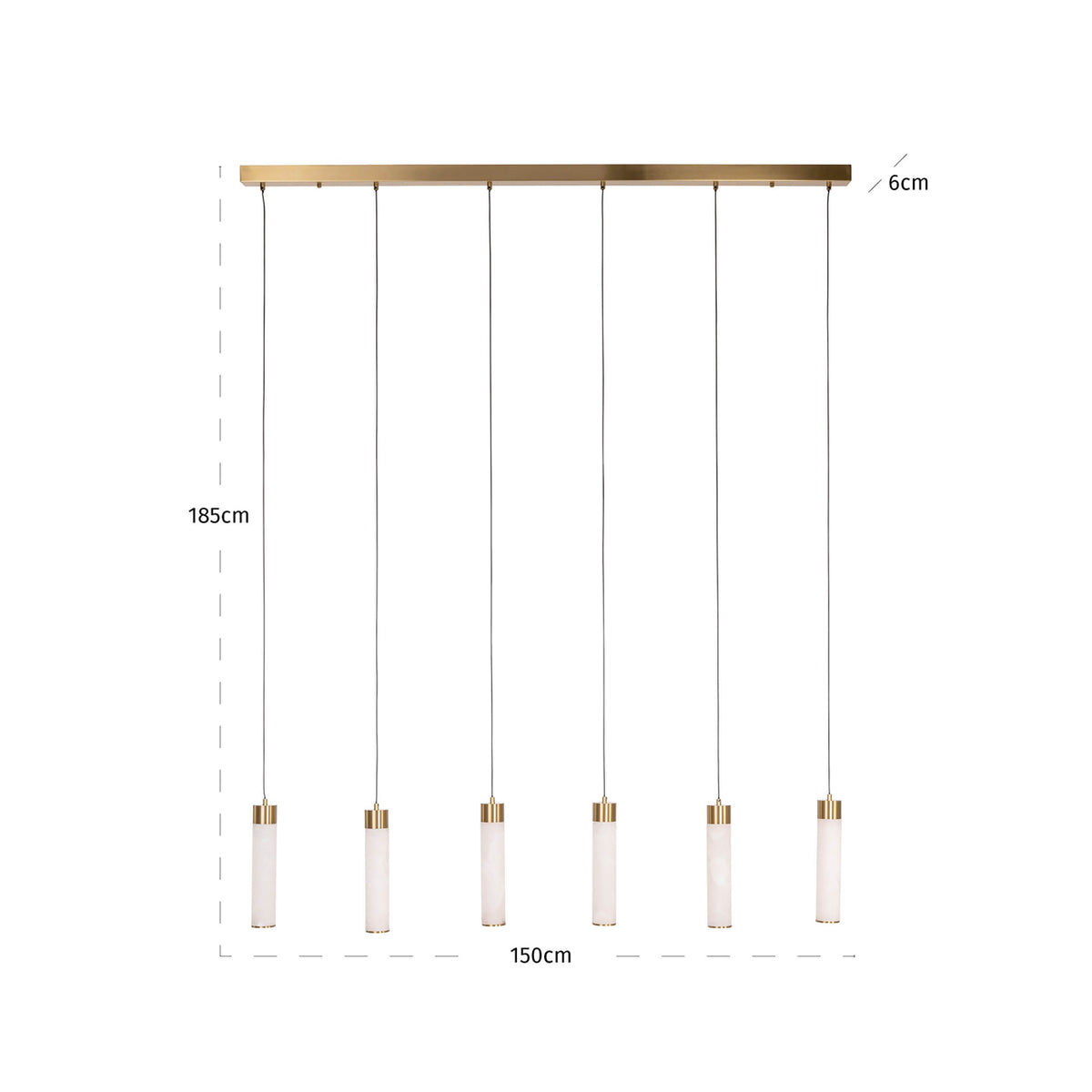 Chandelier Elaris white