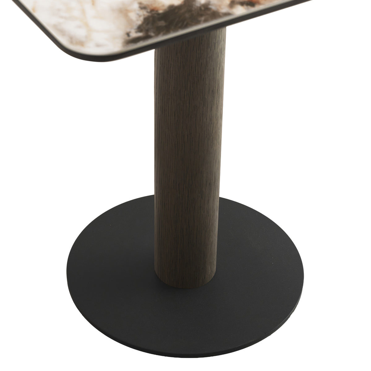 Bistro table Langford brown 70x70