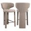 Counter stool Viola mocca chunky