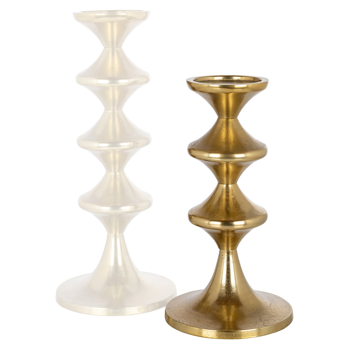 Candle holder Ayden gold small