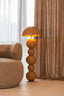 Floor lamp Hasden mocha mousse