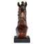 Decorative object Shadow bronze horse head sculpture