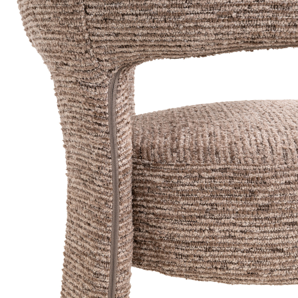 Dining chair Nerio mocca linear