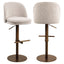 Bar stool Vesper mocca fancy swivel