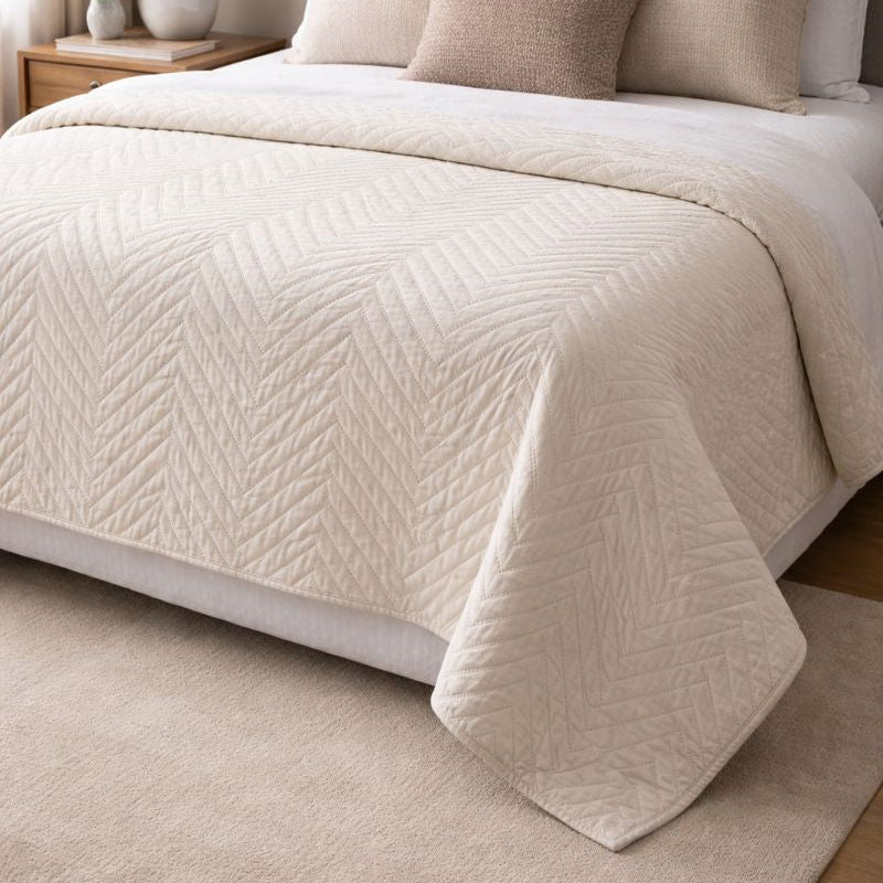 Malini Amelle Ivory Quilt