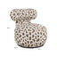 Lounge chair Kaya weave brown swivel