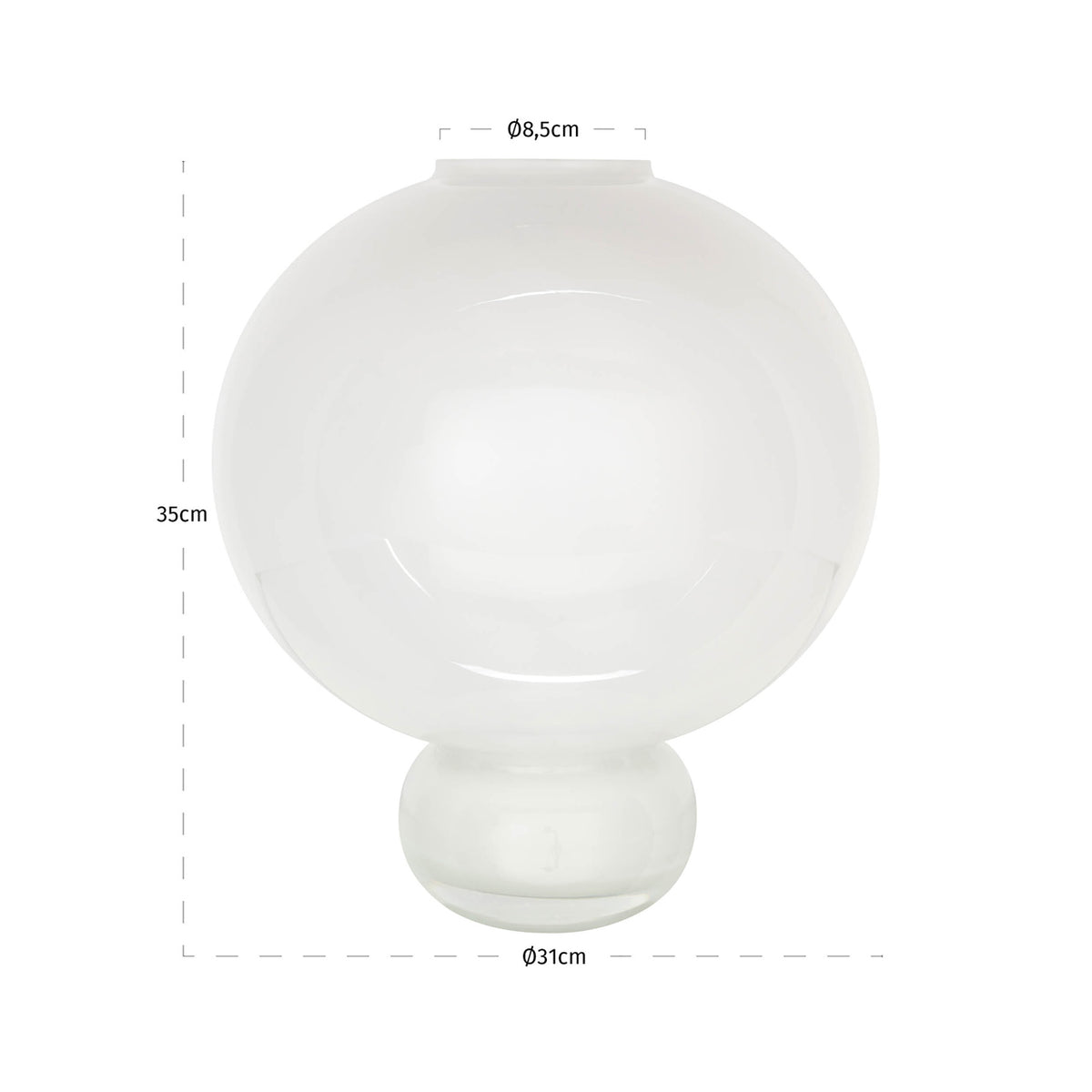 Vase Mireva white