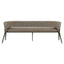Dining bench Kenzi brown tweed