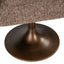 Dining chair Aldo brown tweed swivel