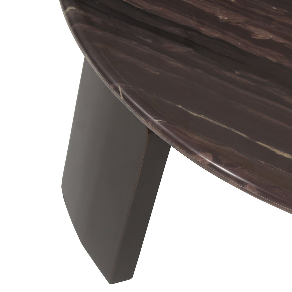 Coffee table Menton burgundy (Set of 2)