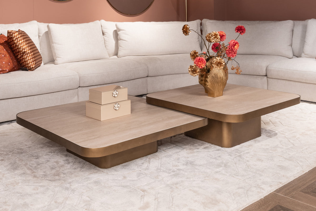 Coffee table Claridge beige 70x70 (cumulus)