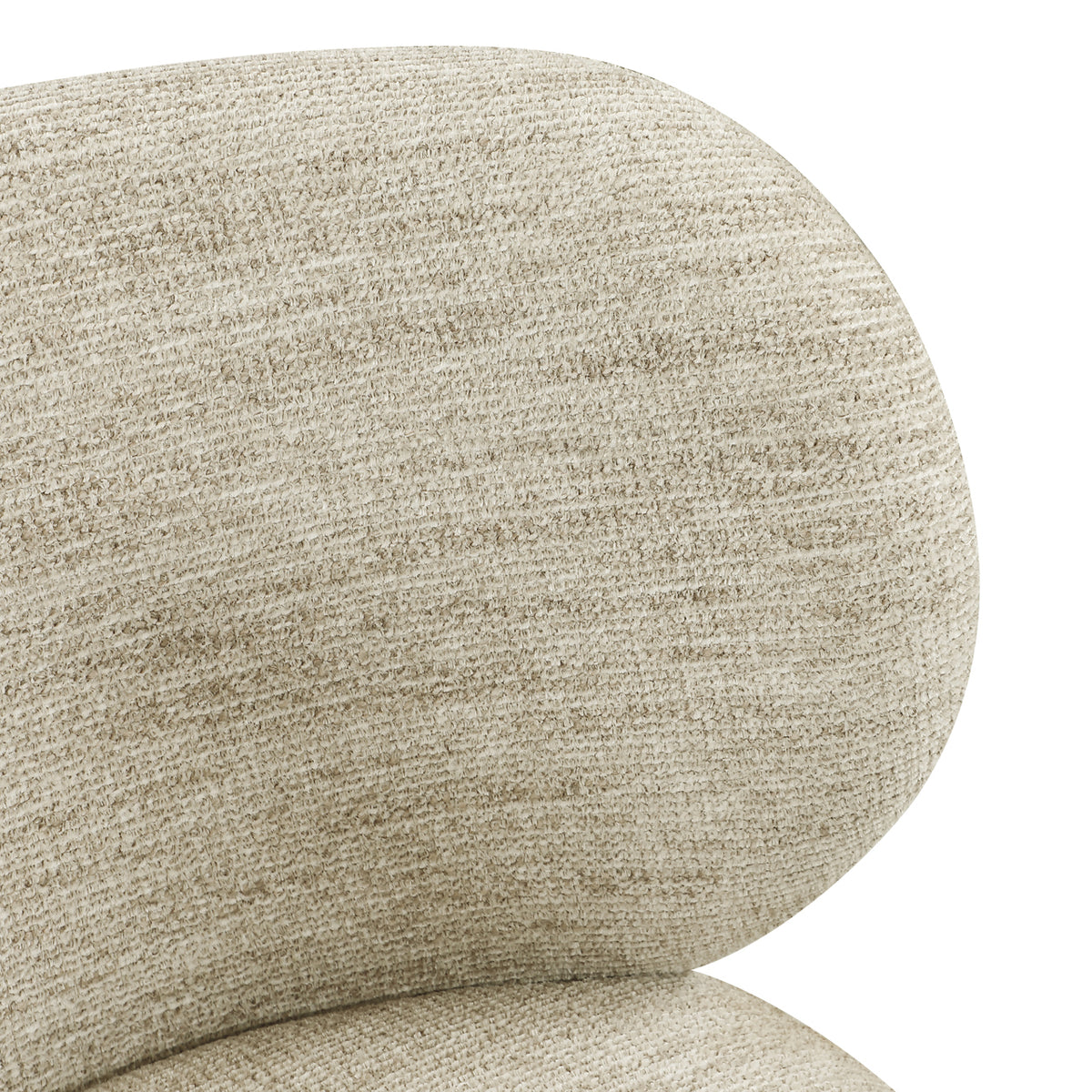 Dining chair Amely natural softweave swivel