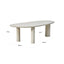 Outdoor dining table Jabali beige