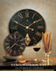 Bond Street 18" Black Wall Clock