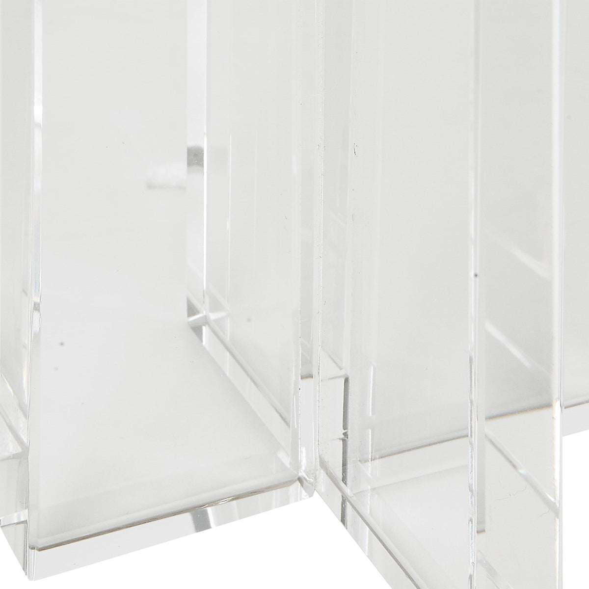 Crystal Pillar Candleholders, Set/2