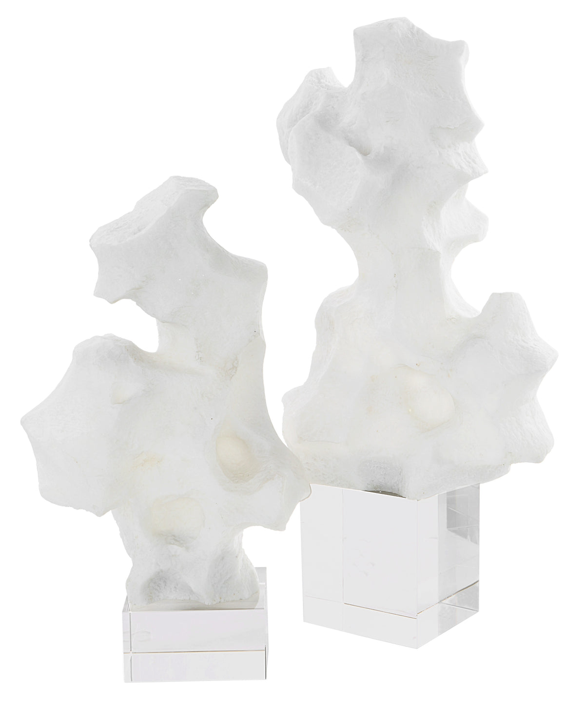 Abstract Remnant Stone Sculptures - Set of 2