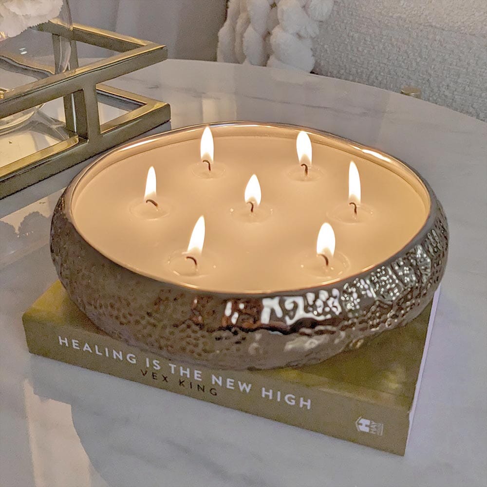 Aeolian 7 Wick Bronze Scented Candle