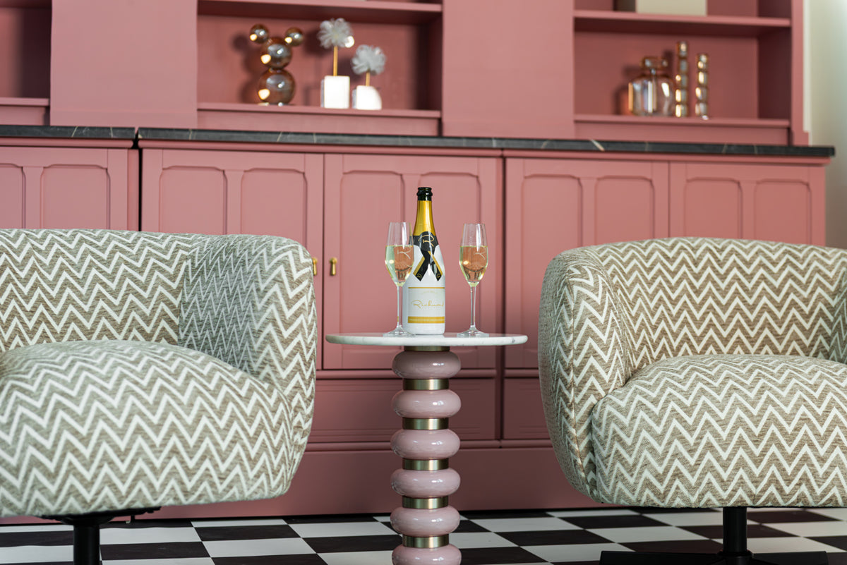 End table Villeray pink