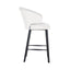 Bar stool Indigo white bouclé