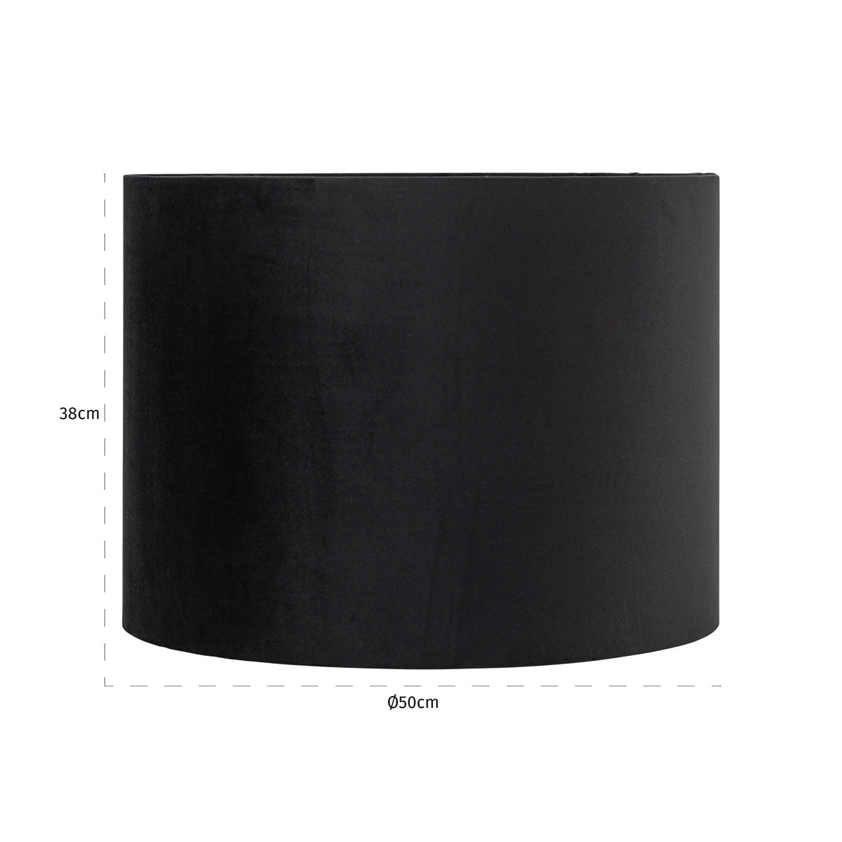 Lampshade Jaylinn black 50Ø