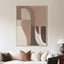 Wall art Tatu left brown