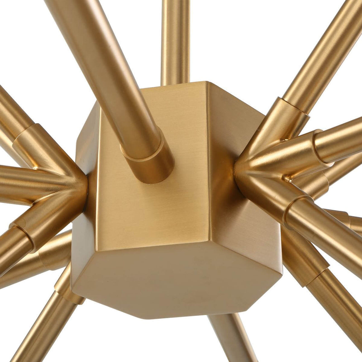 Agapanthus 18 Light Pendant in Brass