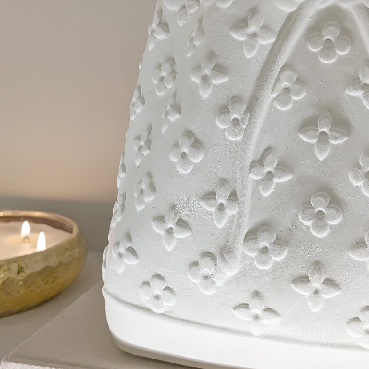 Alessia White Designer Inspired Handbag Ornament