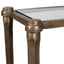 Amara Console Table in Antique Brass