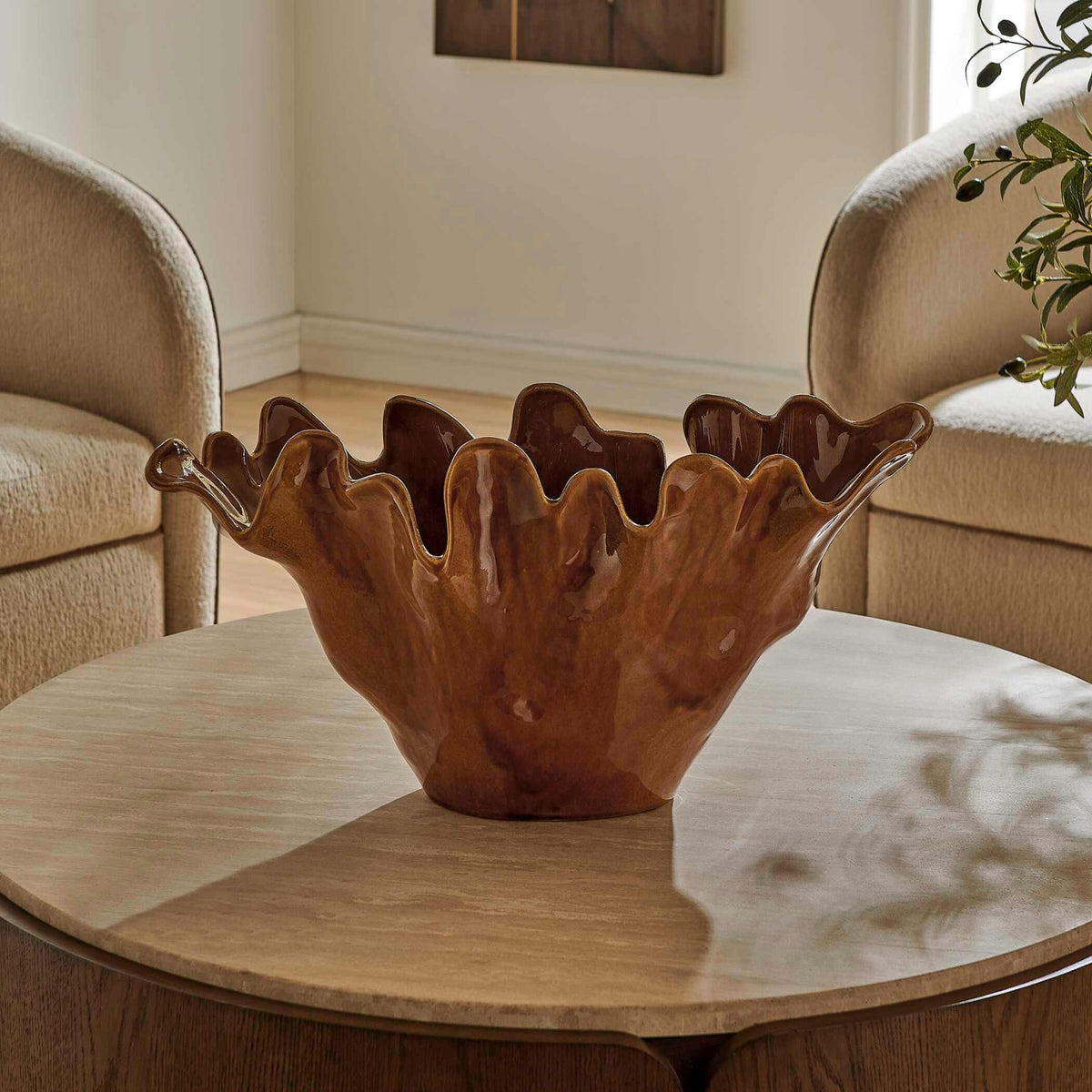 Amber Tide Indoor-Outdoor Bowl