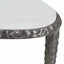 Arnold White Marble Accent Table