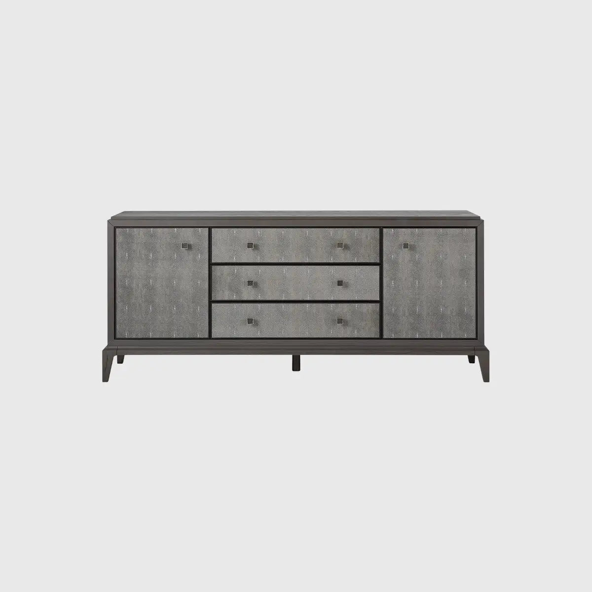 Astoria Cabinet in Macchiato with Shagreen Fronts