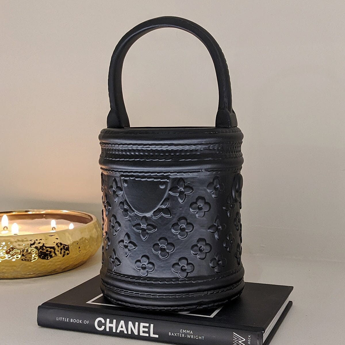 Astrid Black Designer Inspired Handbag Ornament