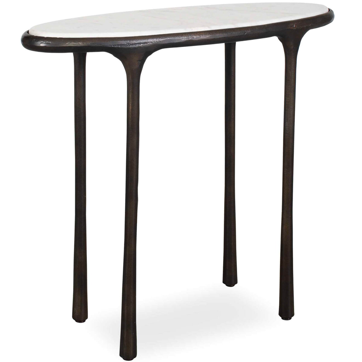 Ata Side Table in Dark Bronze