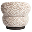 Lounge chair Jace beige tiger swivel